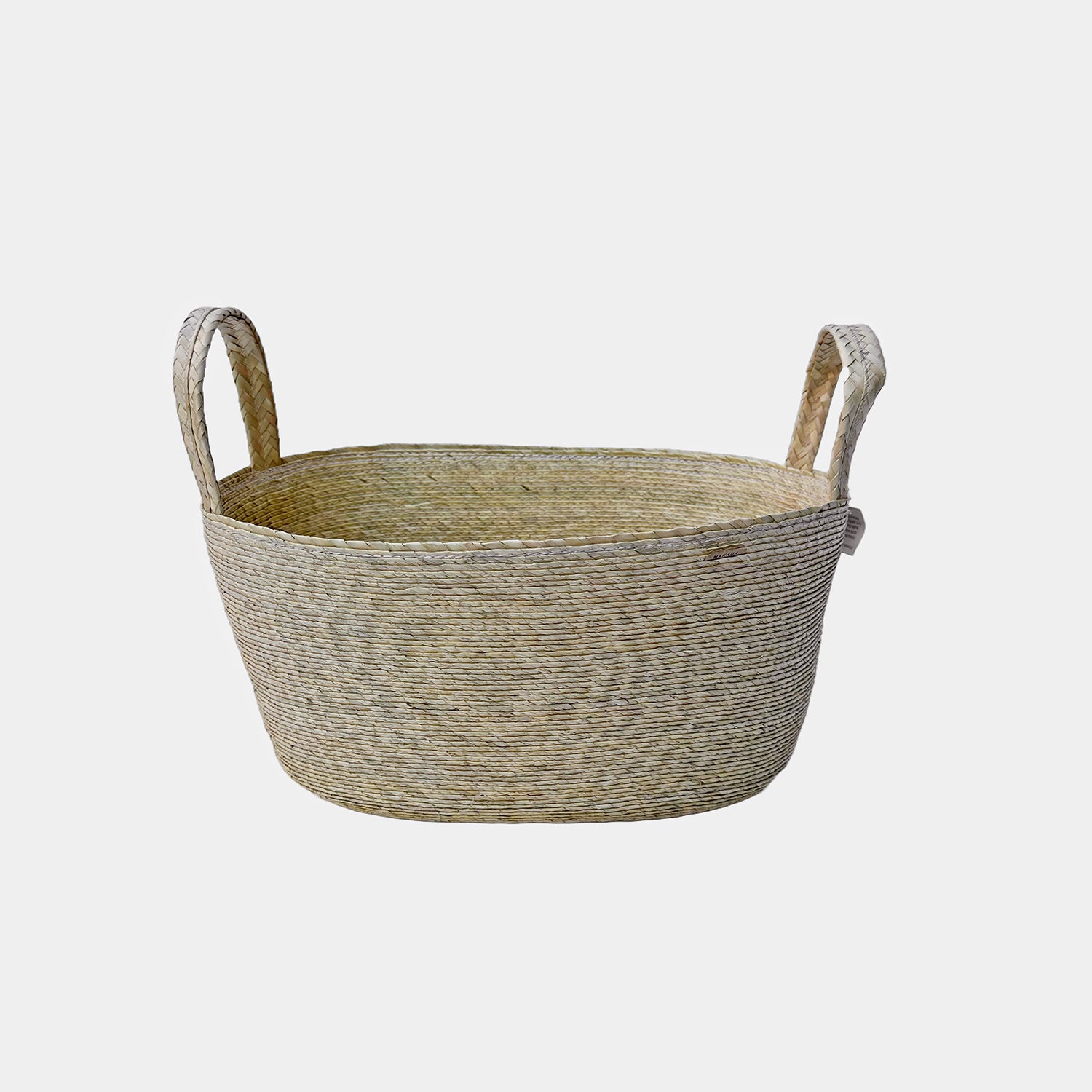 Natural Oval Floor Basket