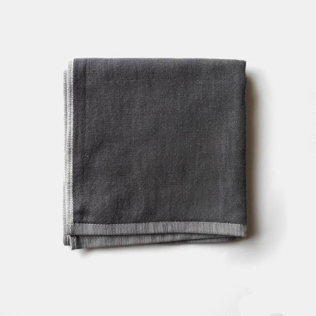 Chambray Washcloth in Charcoal