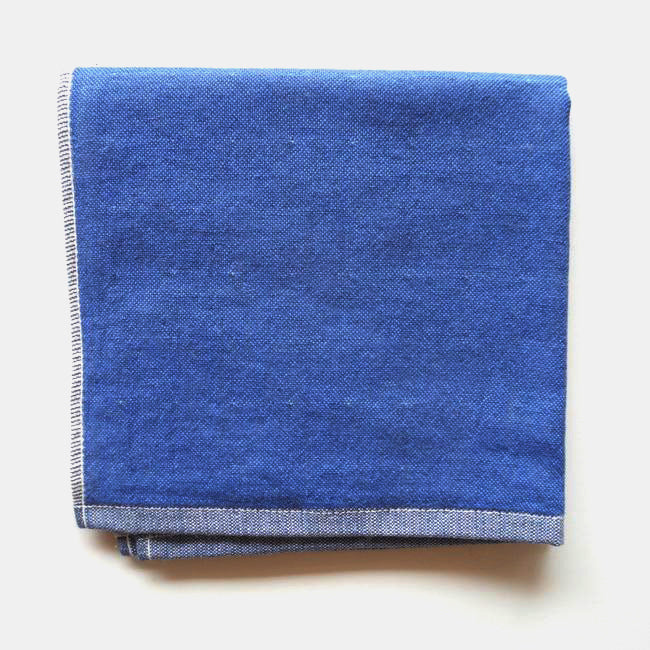 Chambray Washcloth in Blue