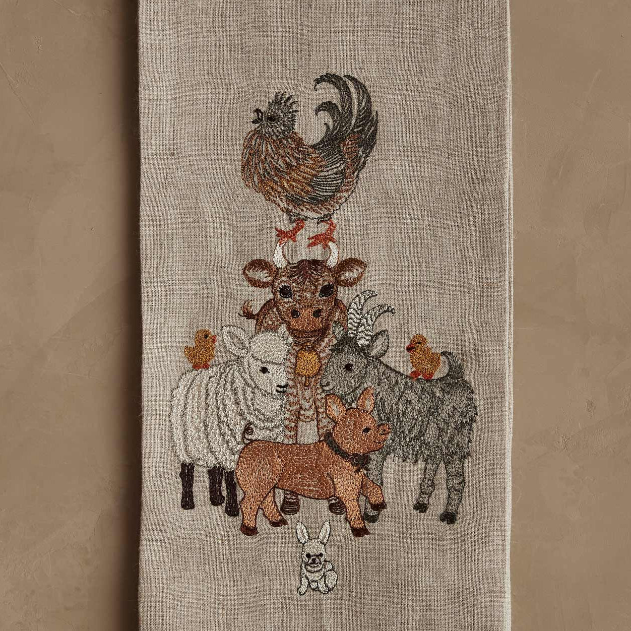 Barnyard Friends Tea Towel - Collyer's Mansion