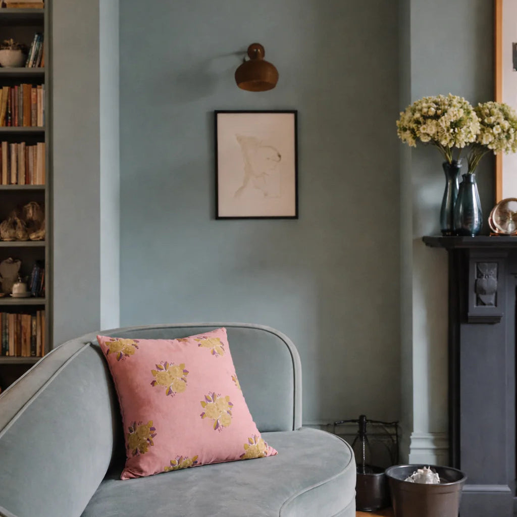 Sara Pink Square Pillow