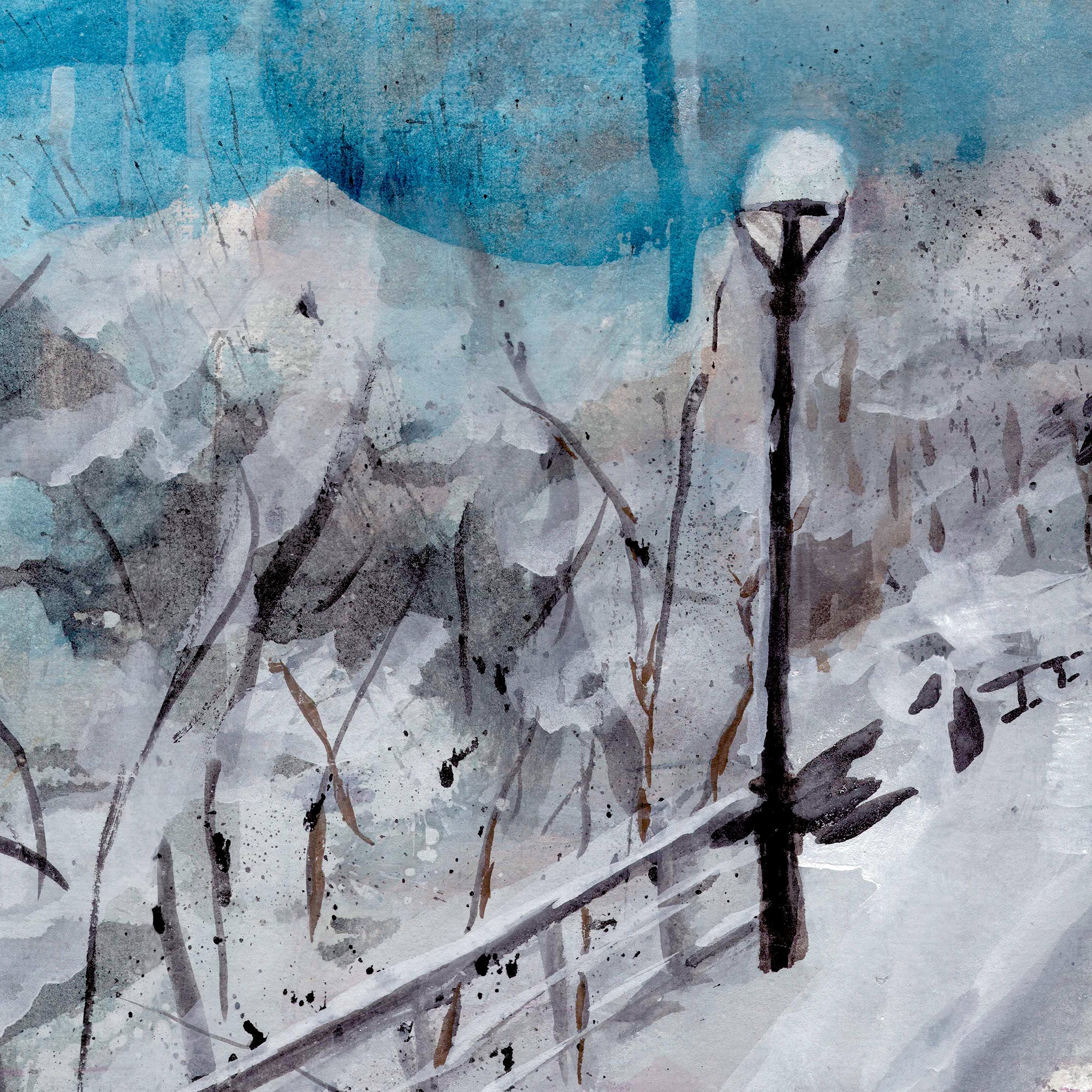 Winter Landscape by Andrea Dibben