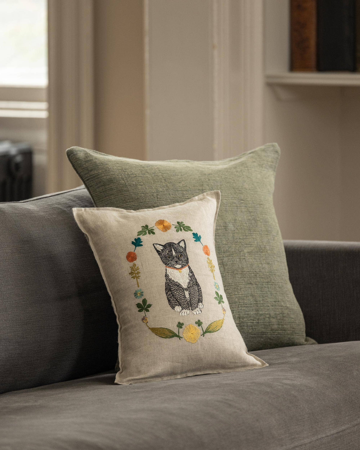 Kitten Cameo Pillow
