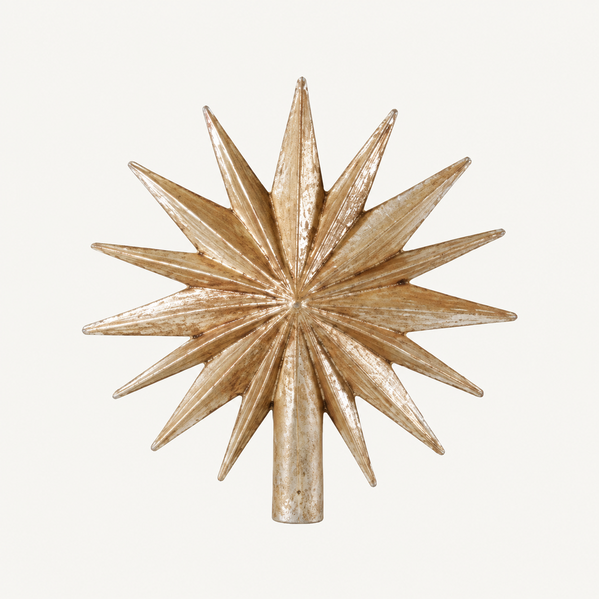 Silver Dimensional Tree Topper