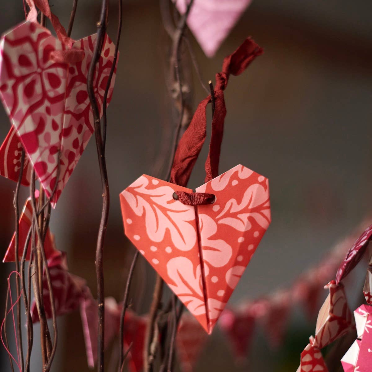 Origami Kit: Heart Bunting Garland