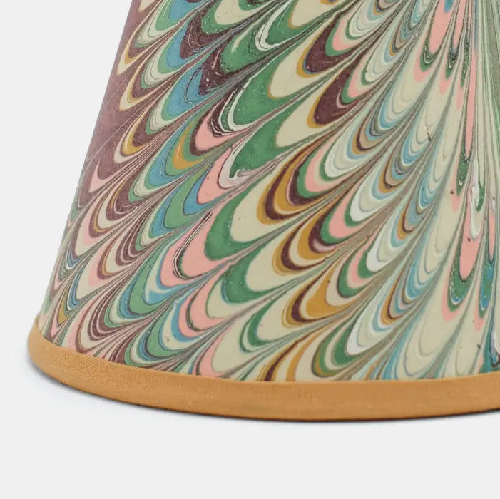 Clip-On Chandelier Sconce Lampshade in Flatiron Feathers