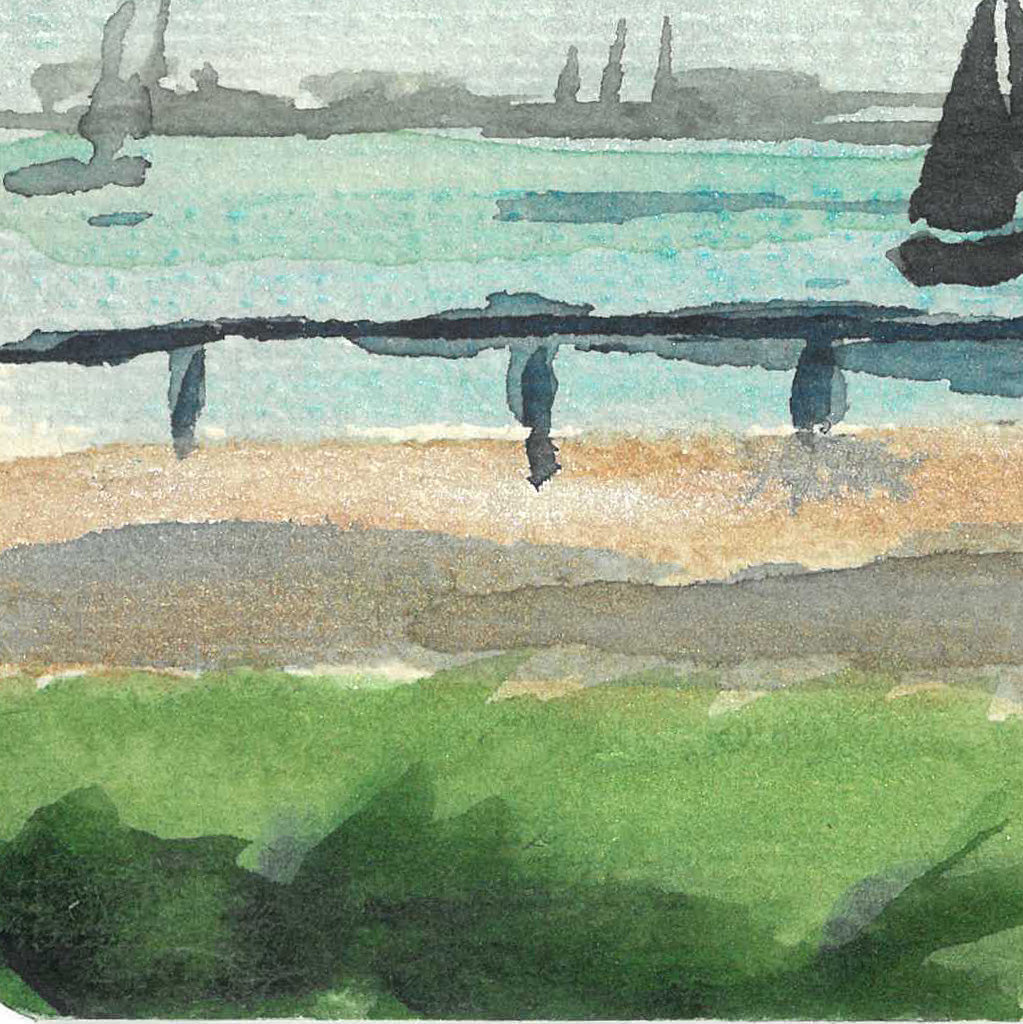 Lady Liberty from Gov. Island by Andrea Dibben