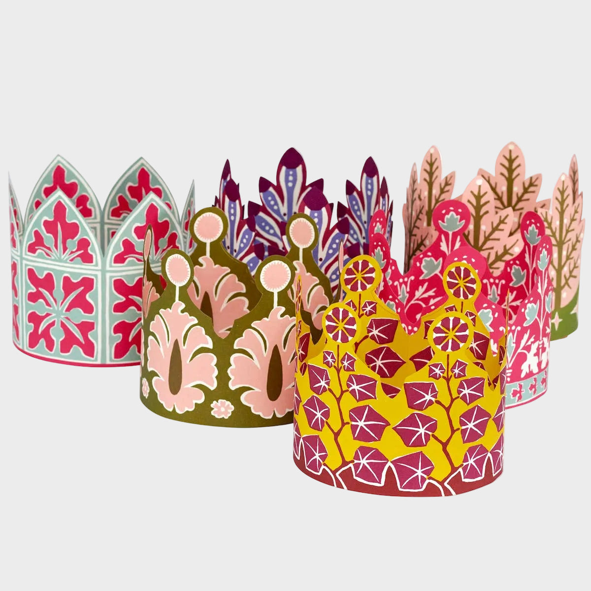 Six Coronet Paper Crowns - Collyer's Mansion