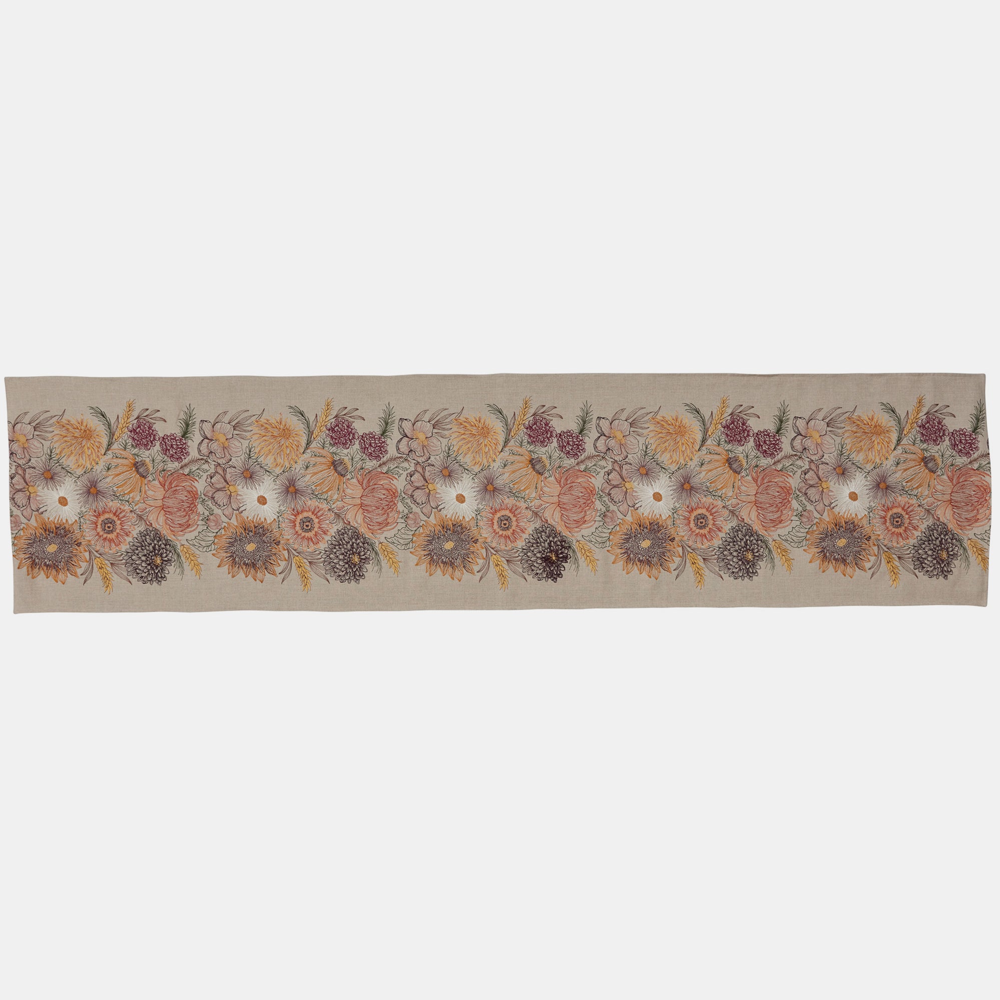 Autumn Blossoms Table Runner