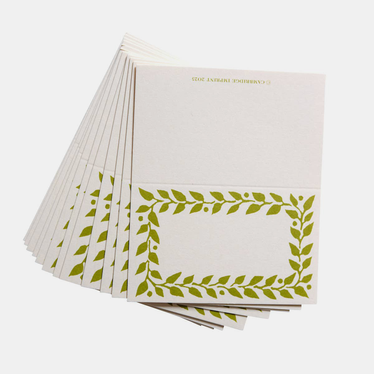 Place Cards in Bawden Green: Pack of Twelve