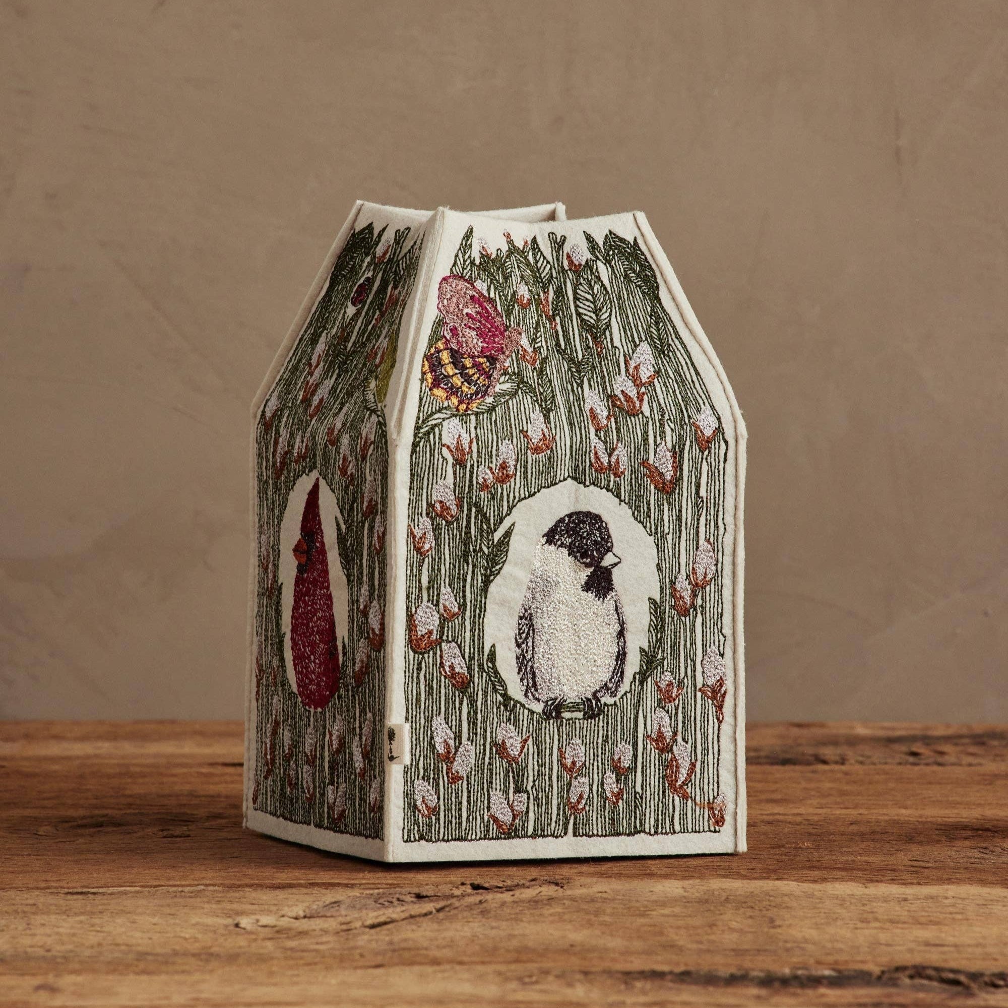 Birdhouse Tissue Box Cover