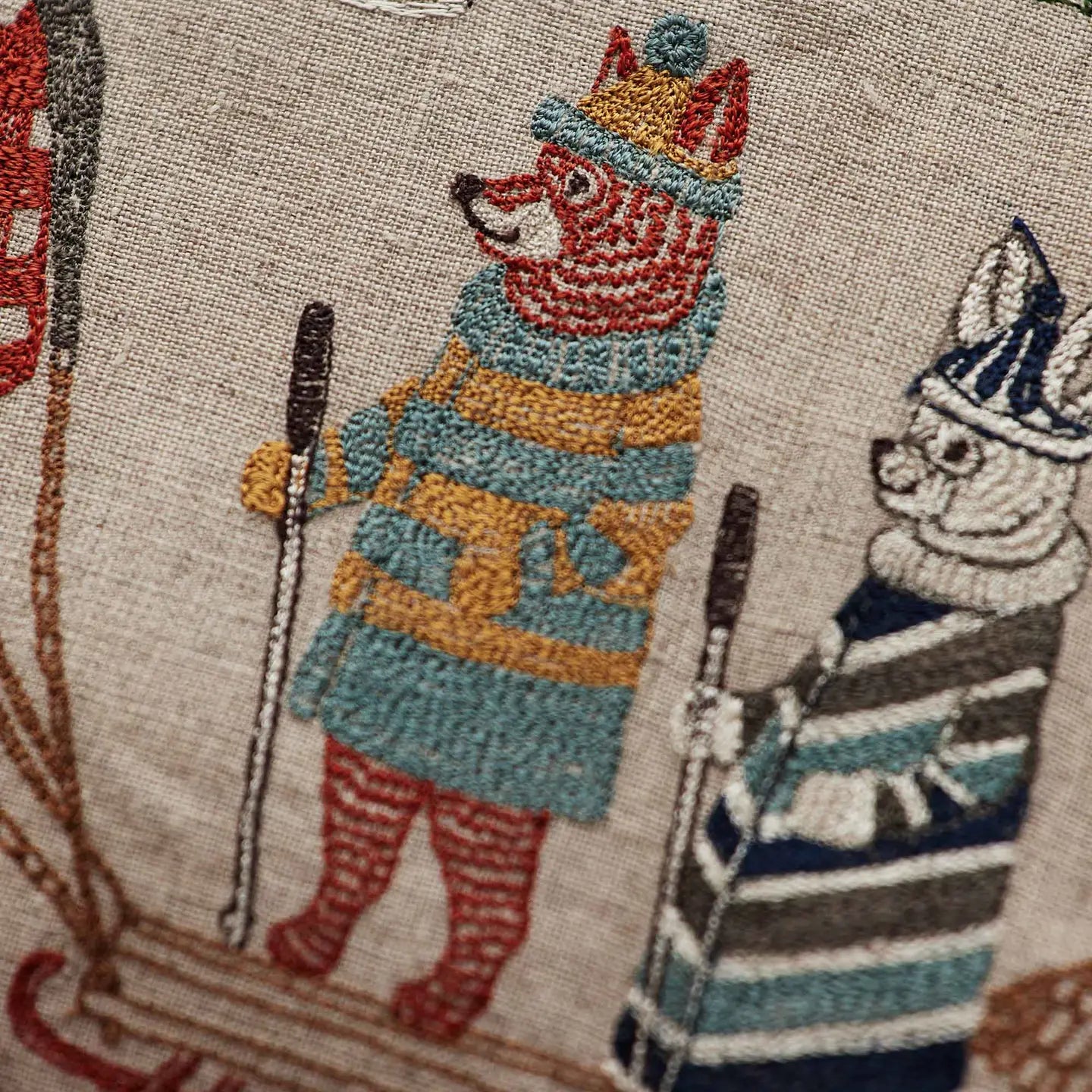 Winter Fun Square Pillow