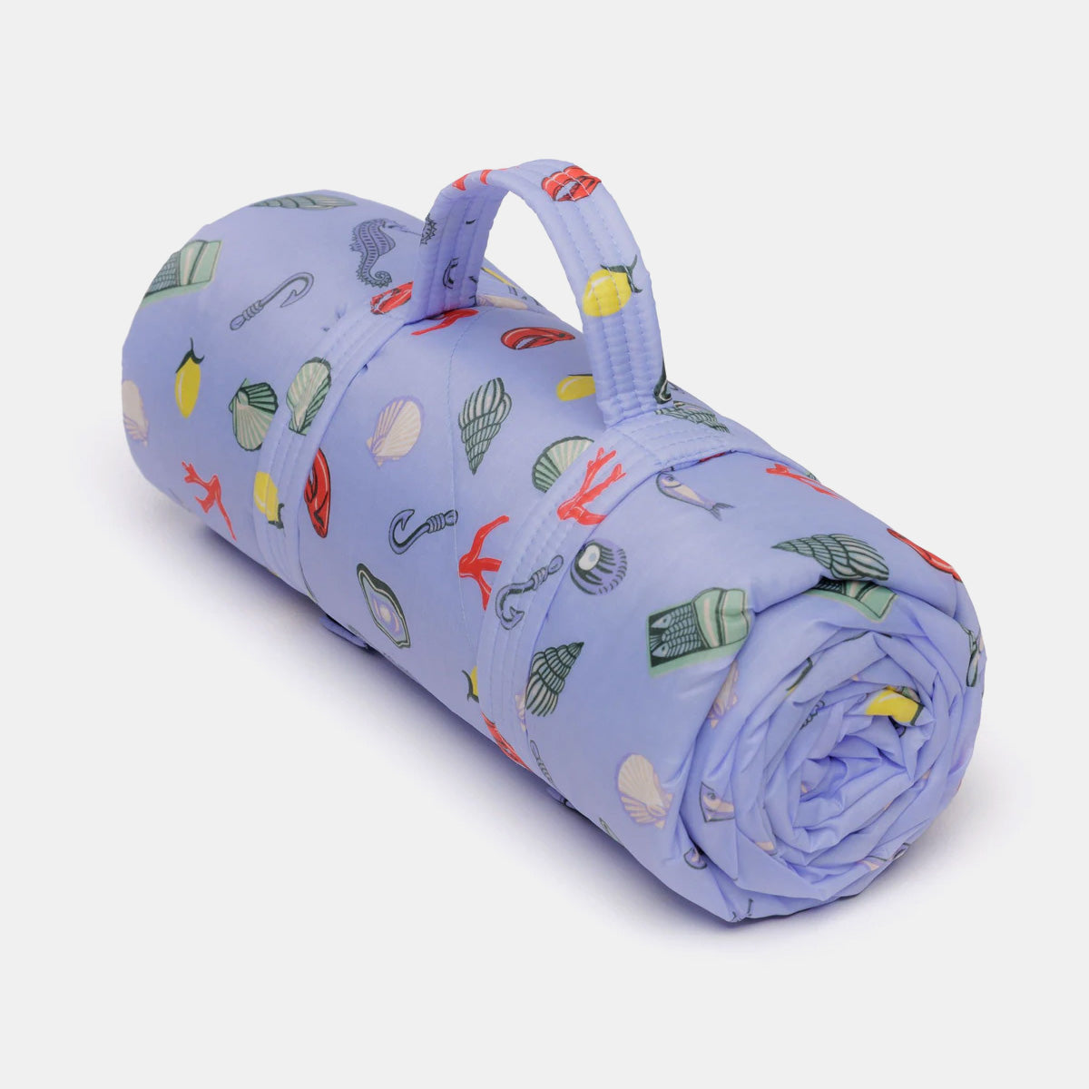 Puffy Picnic Blanket in Sea Charms