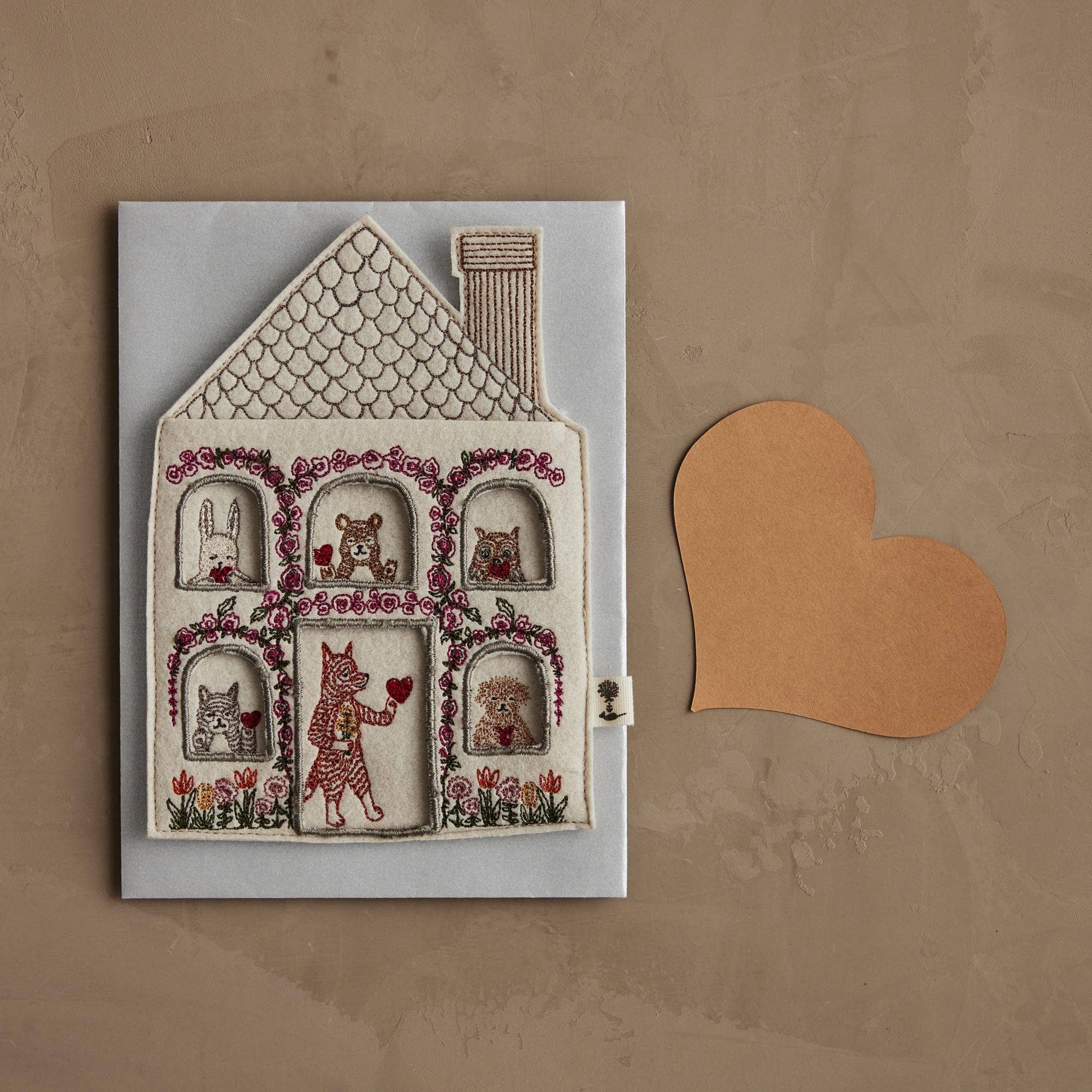 Home is Where the Heart is Felt Envelope