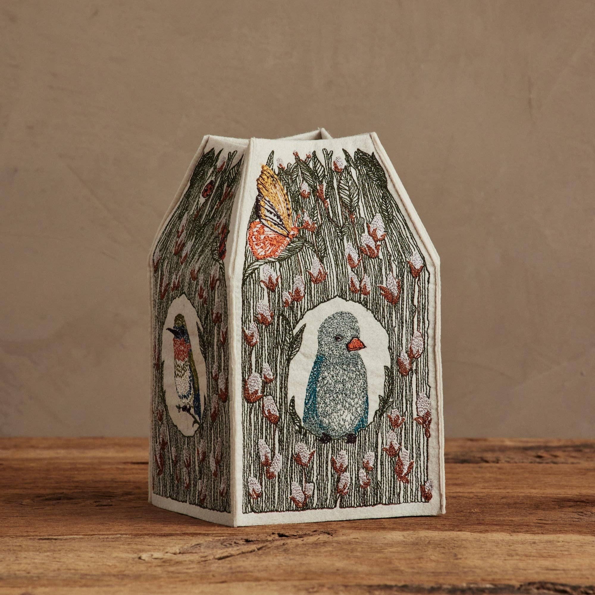 Birdhouse Tissue Box Cover