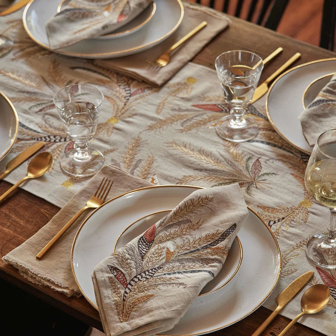 Wheat Harvest Table Runner