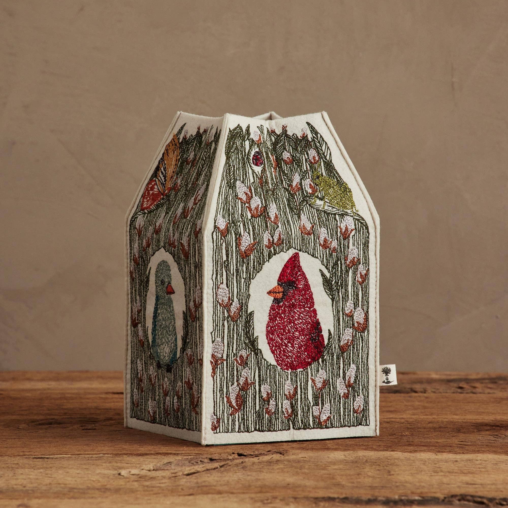 Birdhouse Tissue Box Cover