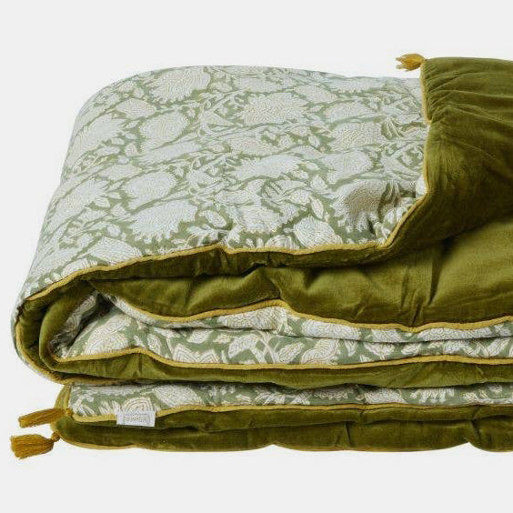 Sofa Topper in Chandra Khaki