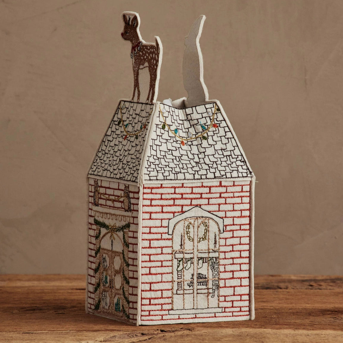 Home for the Holidays Tissue Box Cover