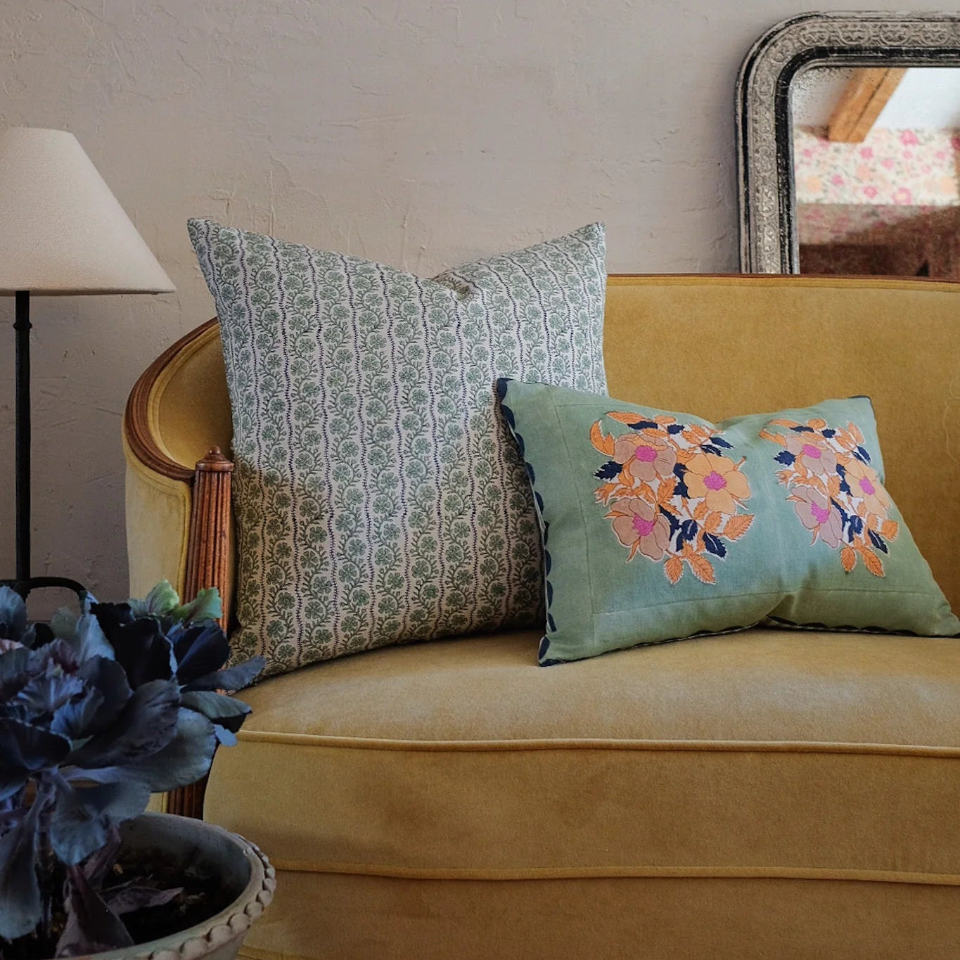 Vipin Sage Square Pillow