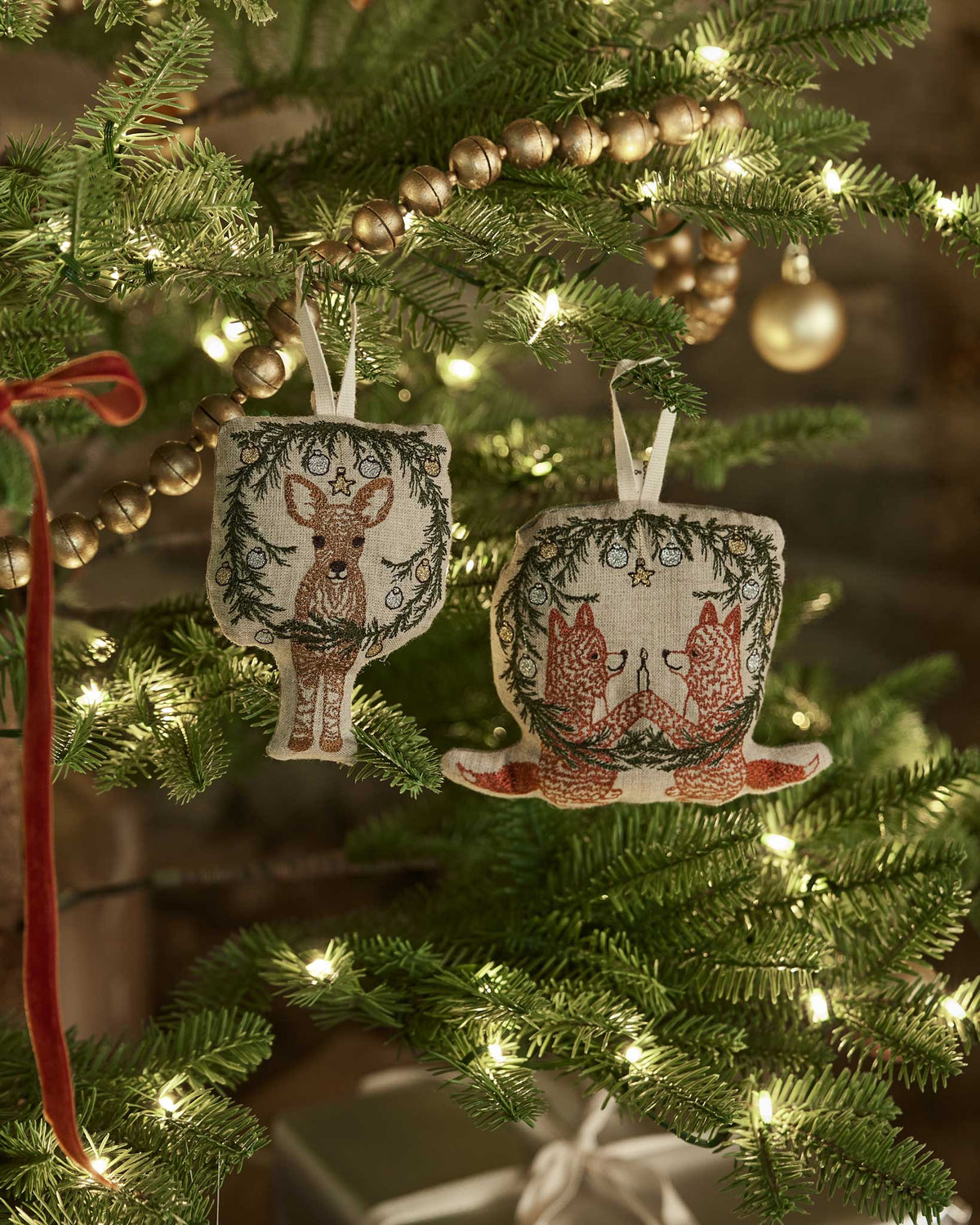 Togetherness Foxes Ornament