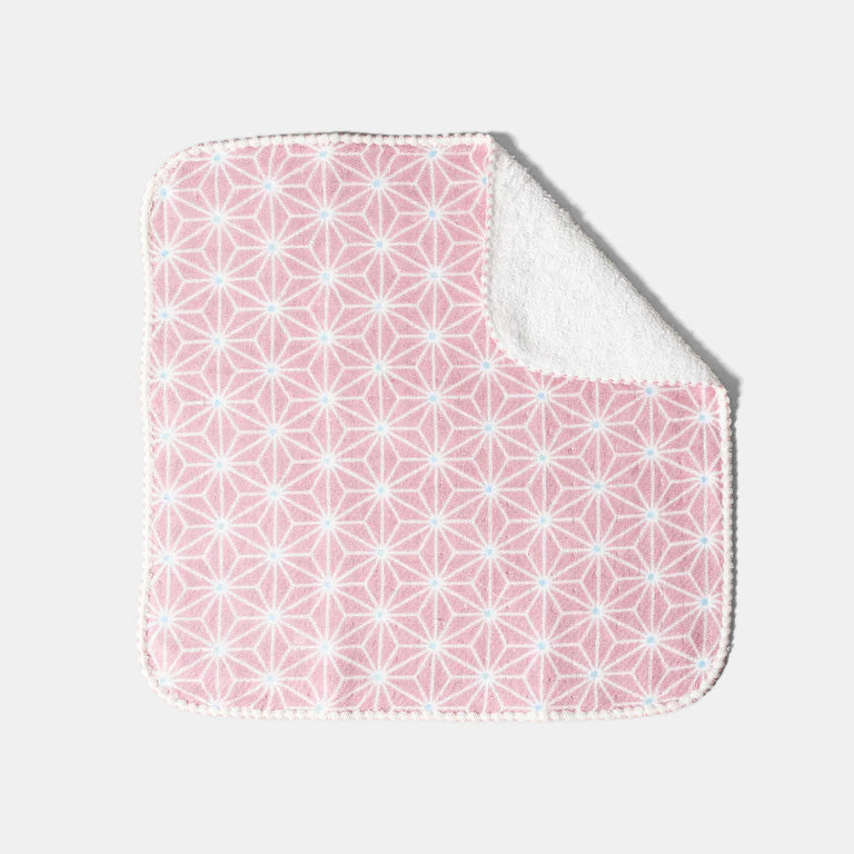 Pink Asanoha Washcloth