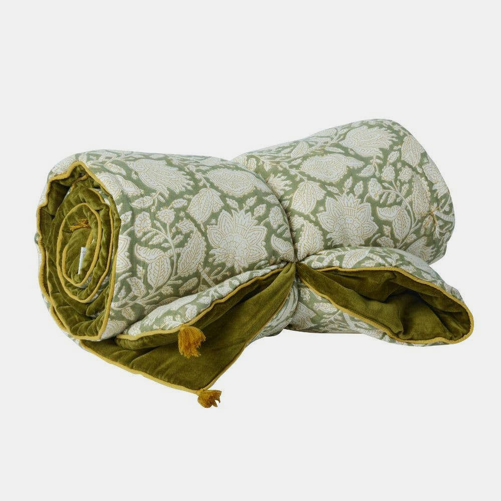 Sofa Topper in Chandra Khaki