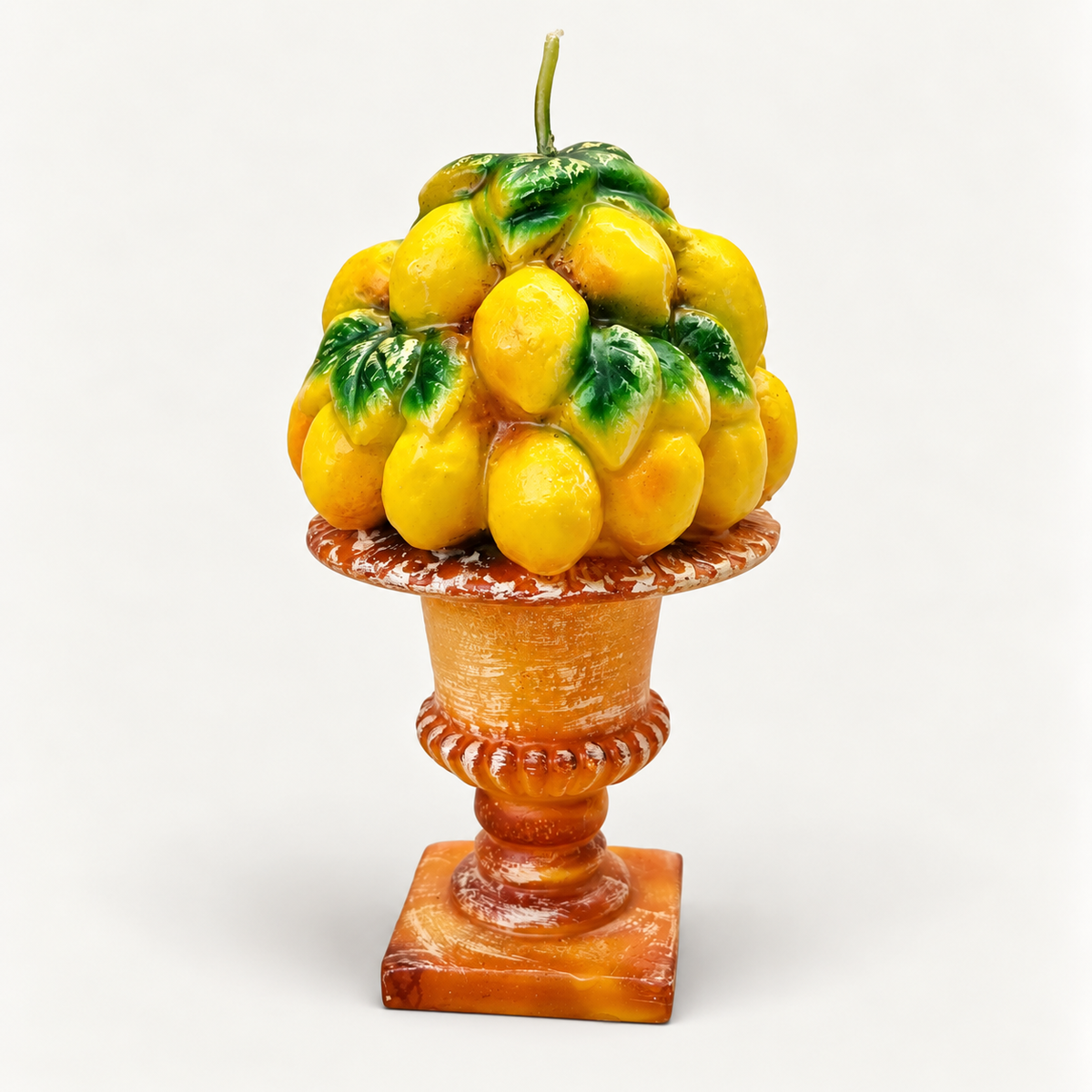 Small Amphora with Lemons Wax Candle