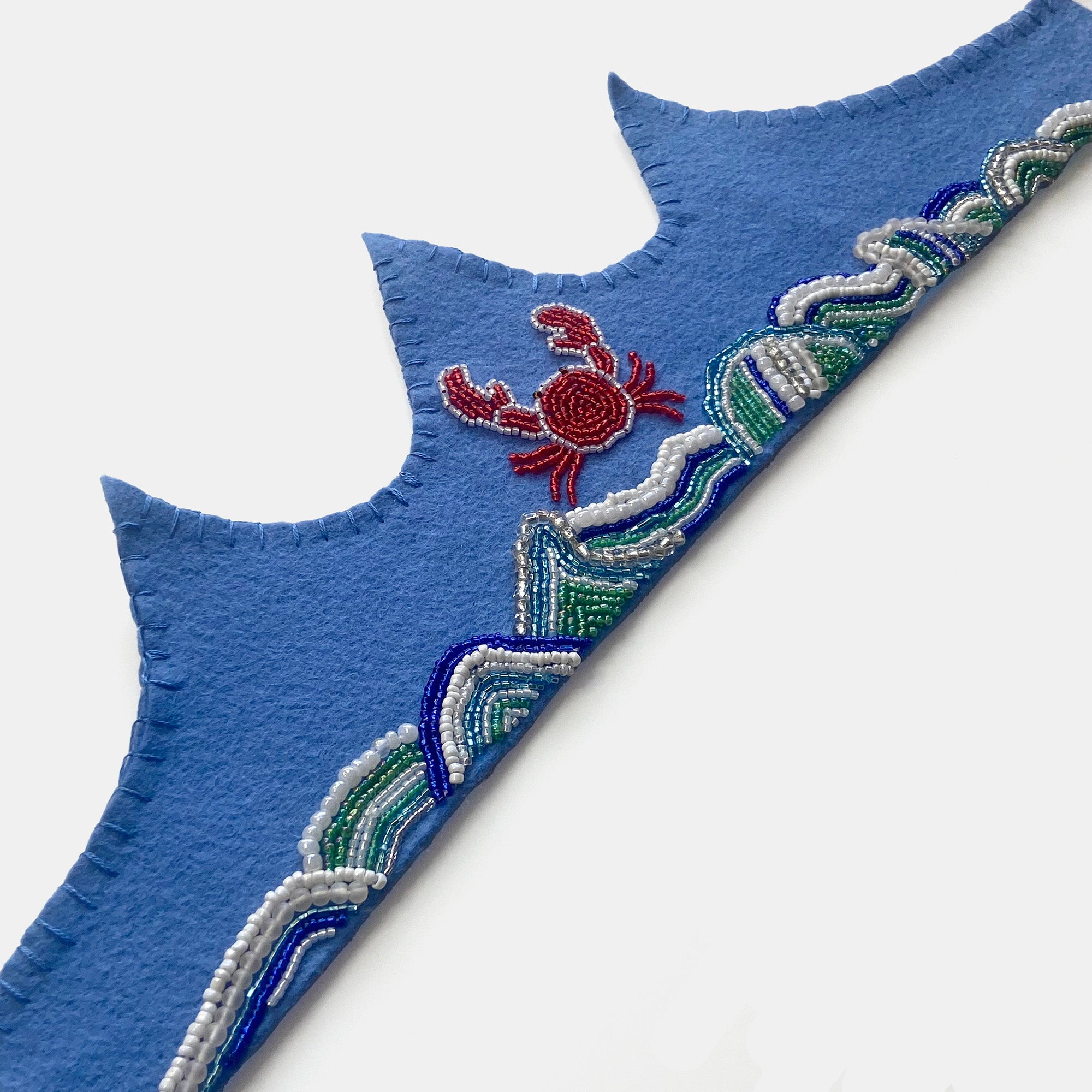 Zodiac Handmade Felt Crown in Cancer