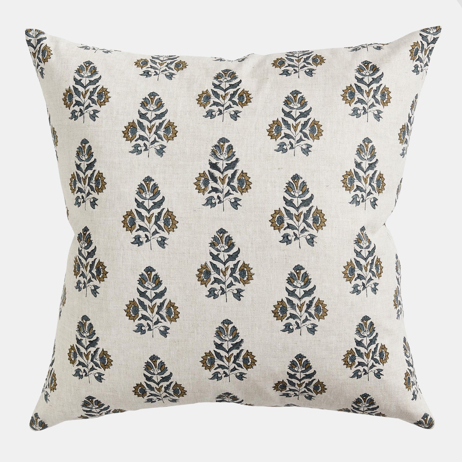 Ankara Walnut Square Pillow