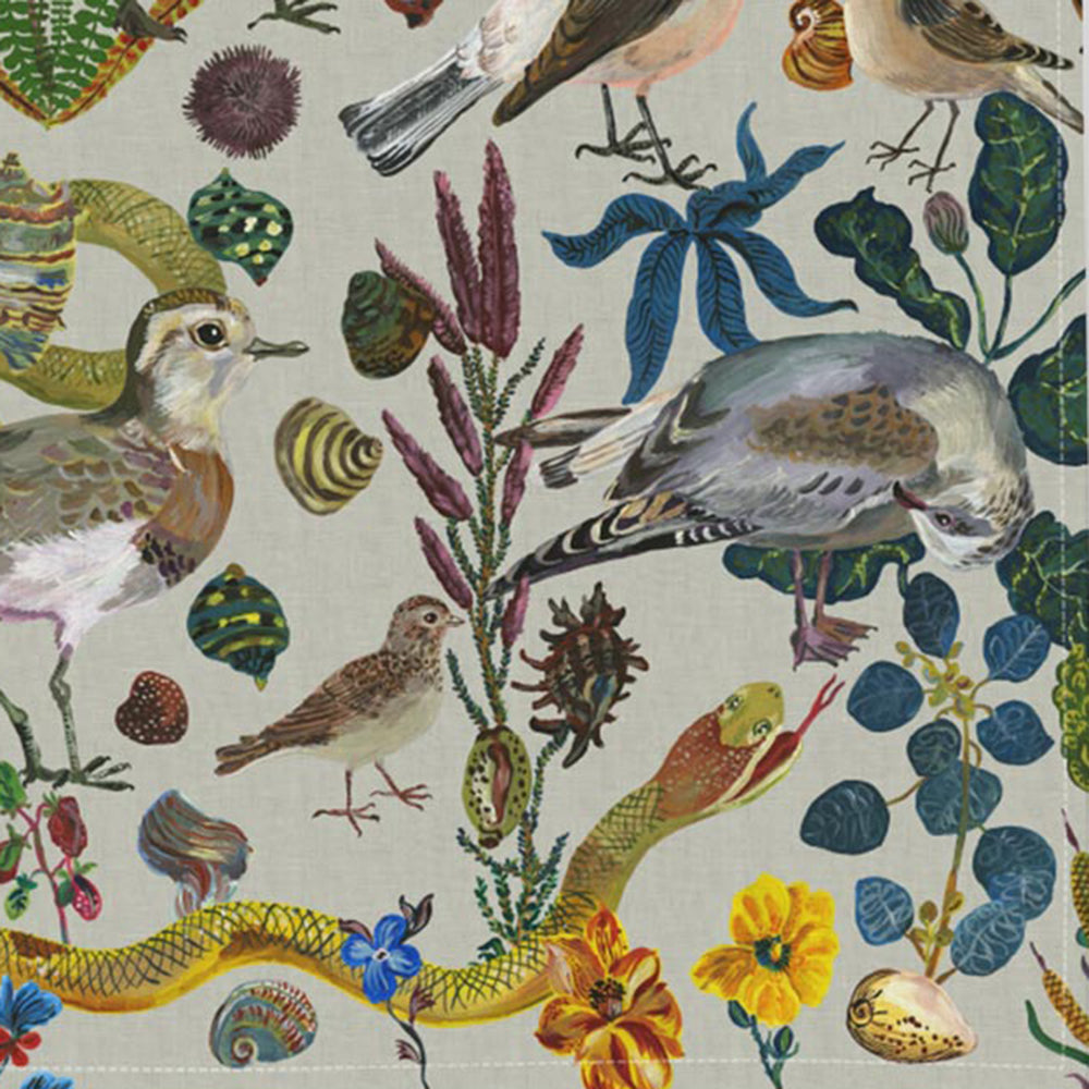 Birds in Dunes Tea Towel
