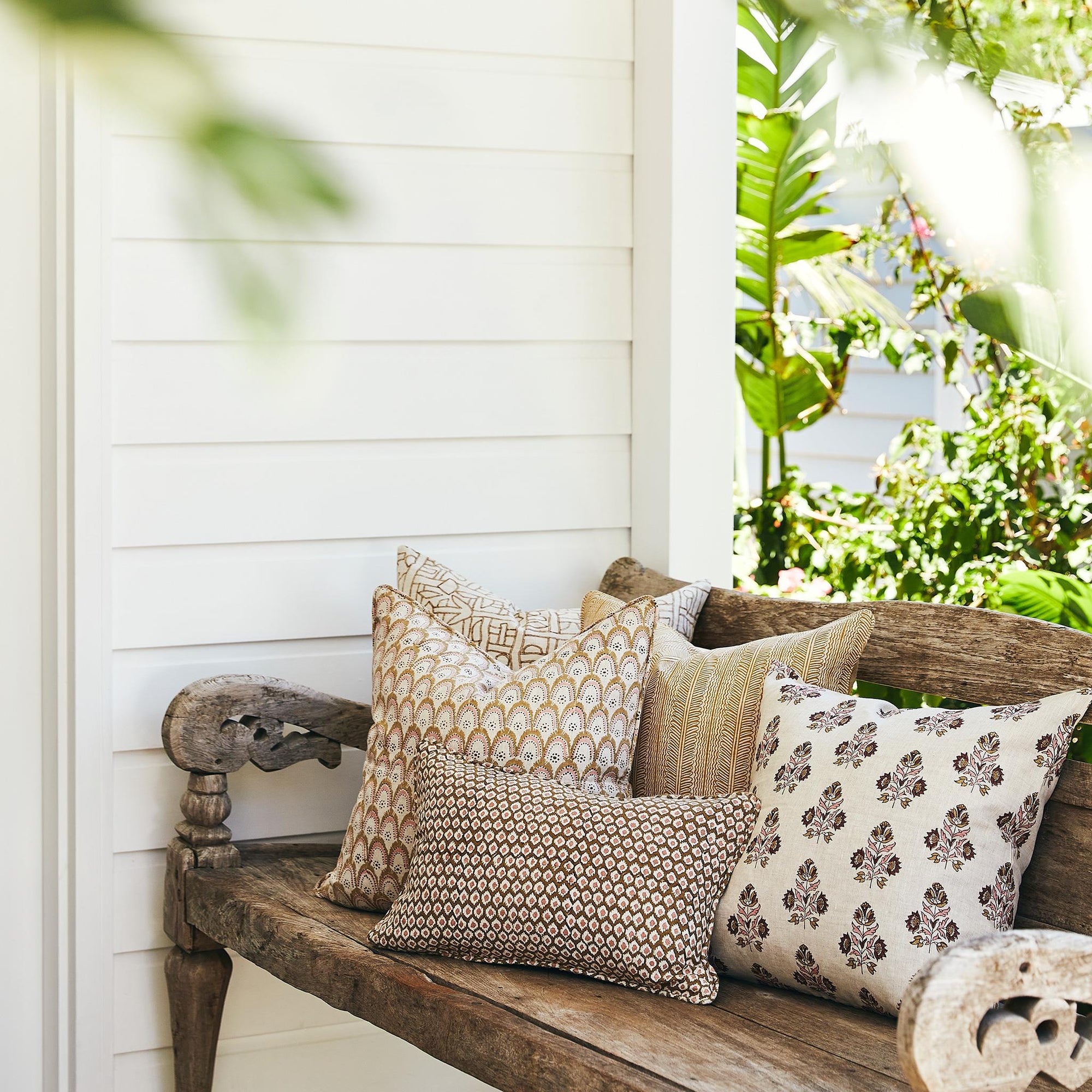 Azores Petal Square Pillow