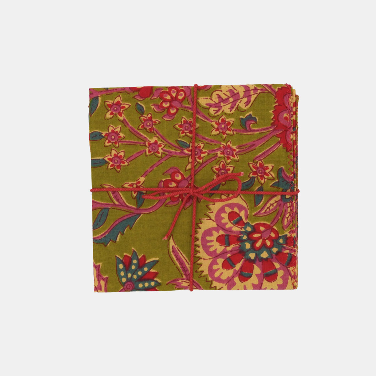 Dandelion Olive Napkins: Set of 4