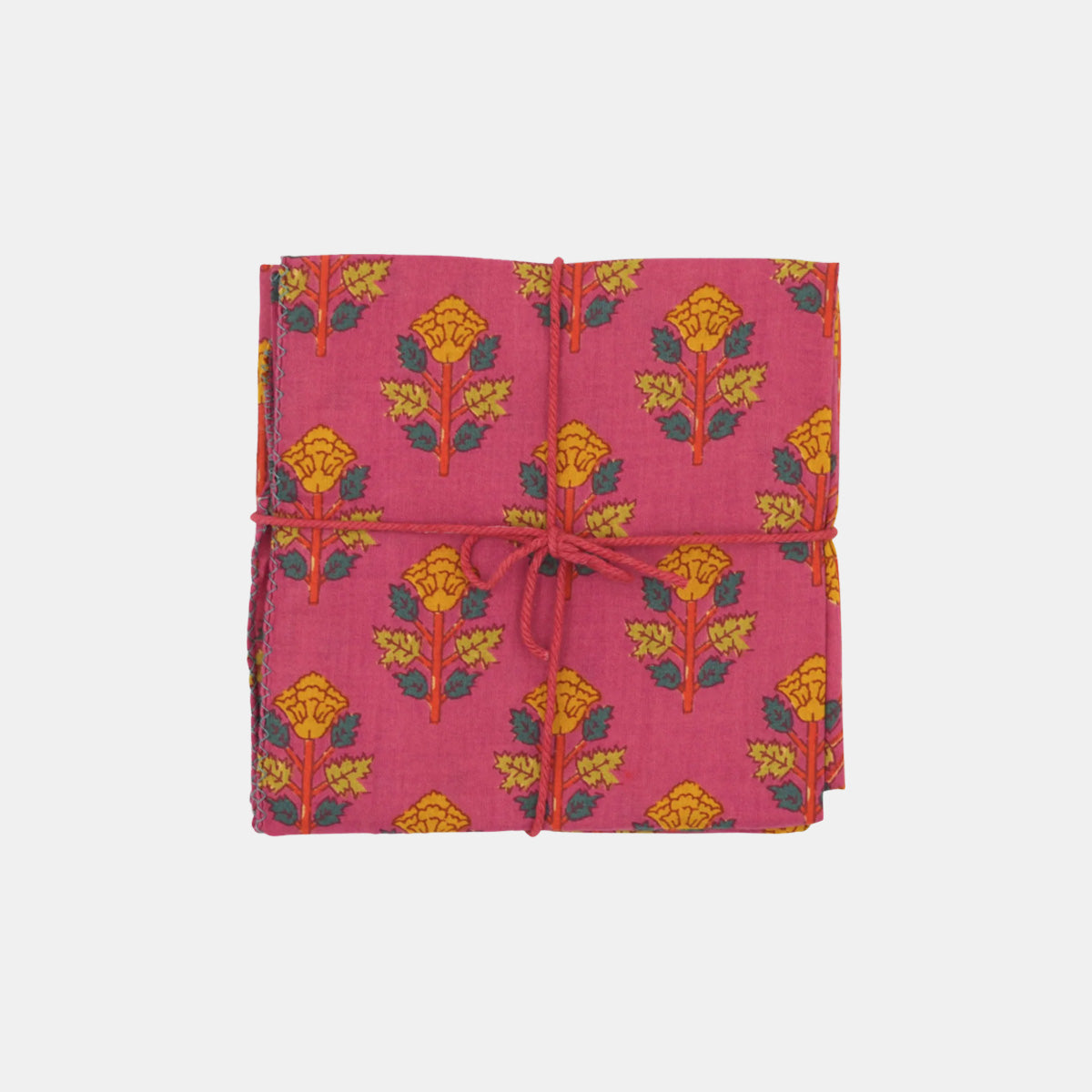 Belladone Carmine Napkins: Set of 4