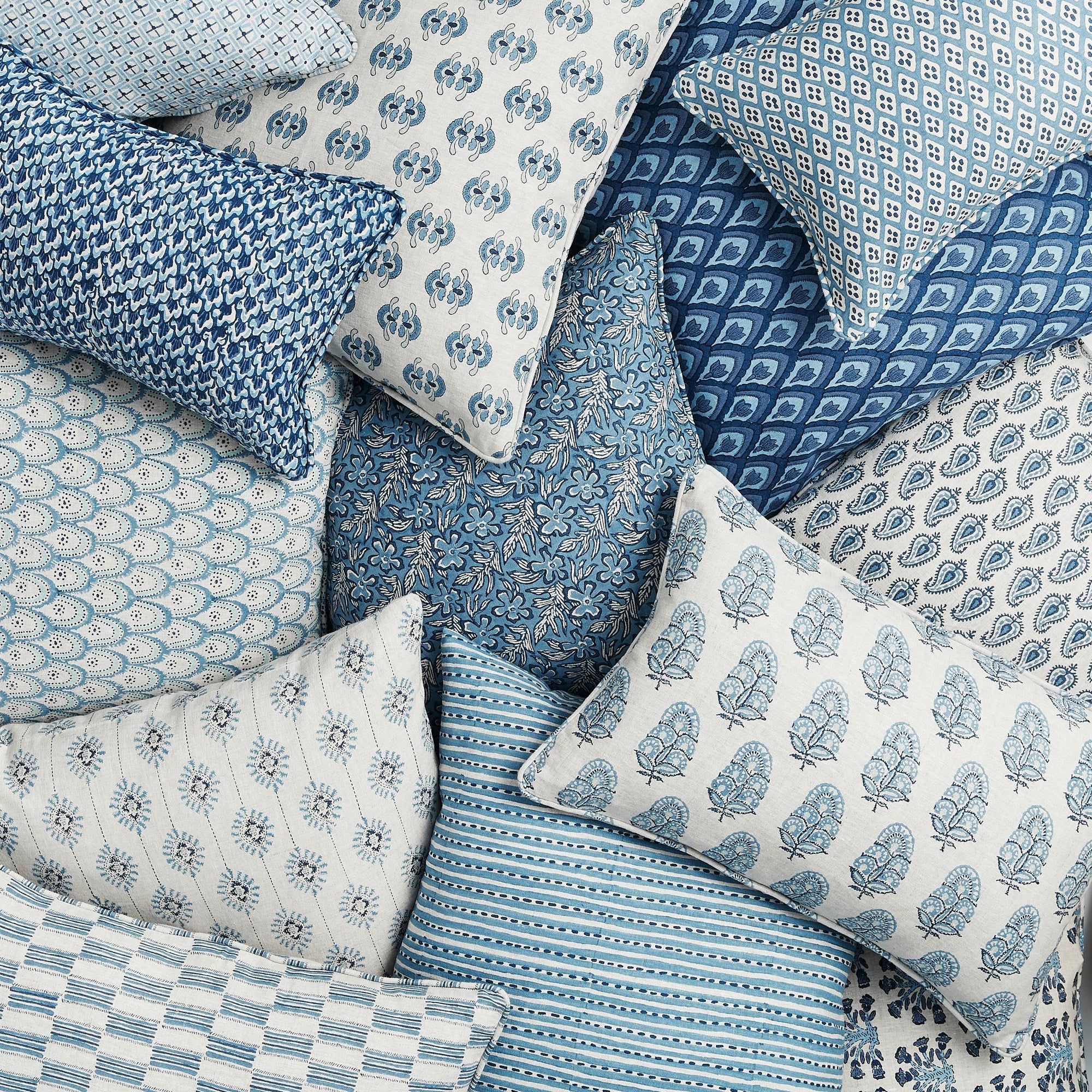 Comino Azure Square Pillow