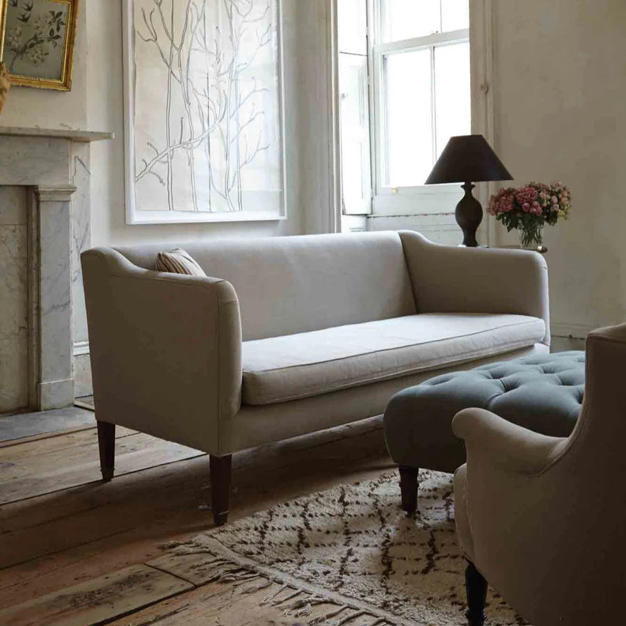 Cove Sofa in Elder Flax (swatch shown)