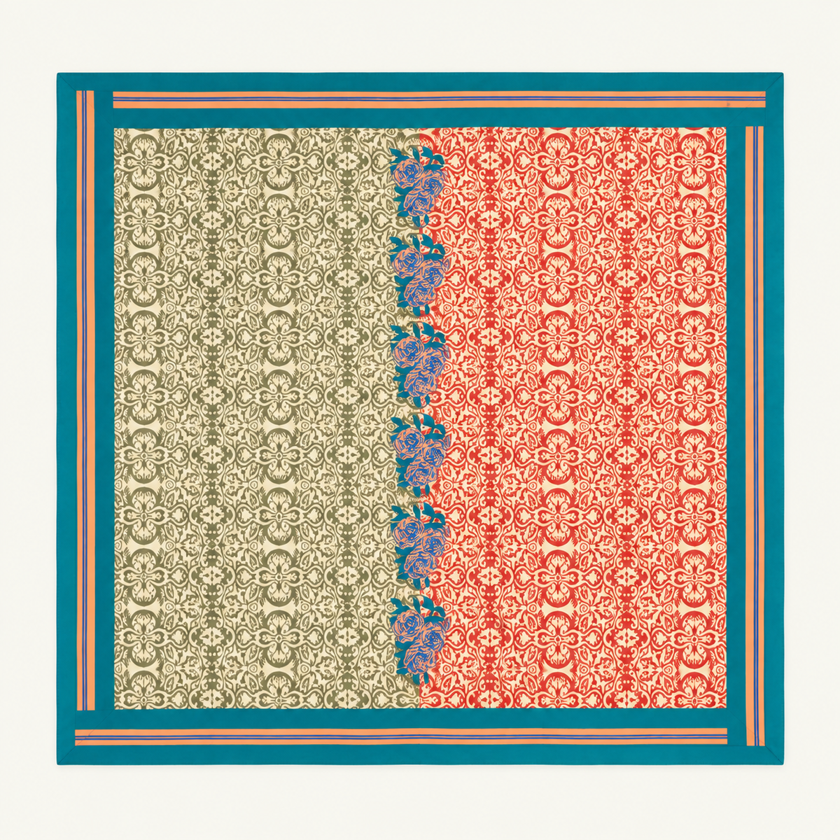 Dam Dam Red Sage Quilt in Queen/King