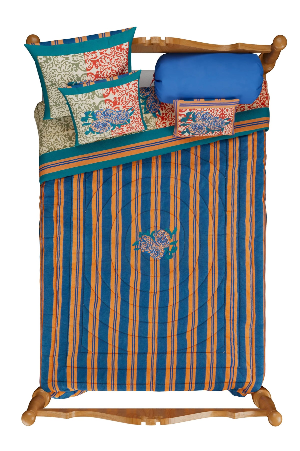Dam Dam Red Sage Quilt in Queen/King