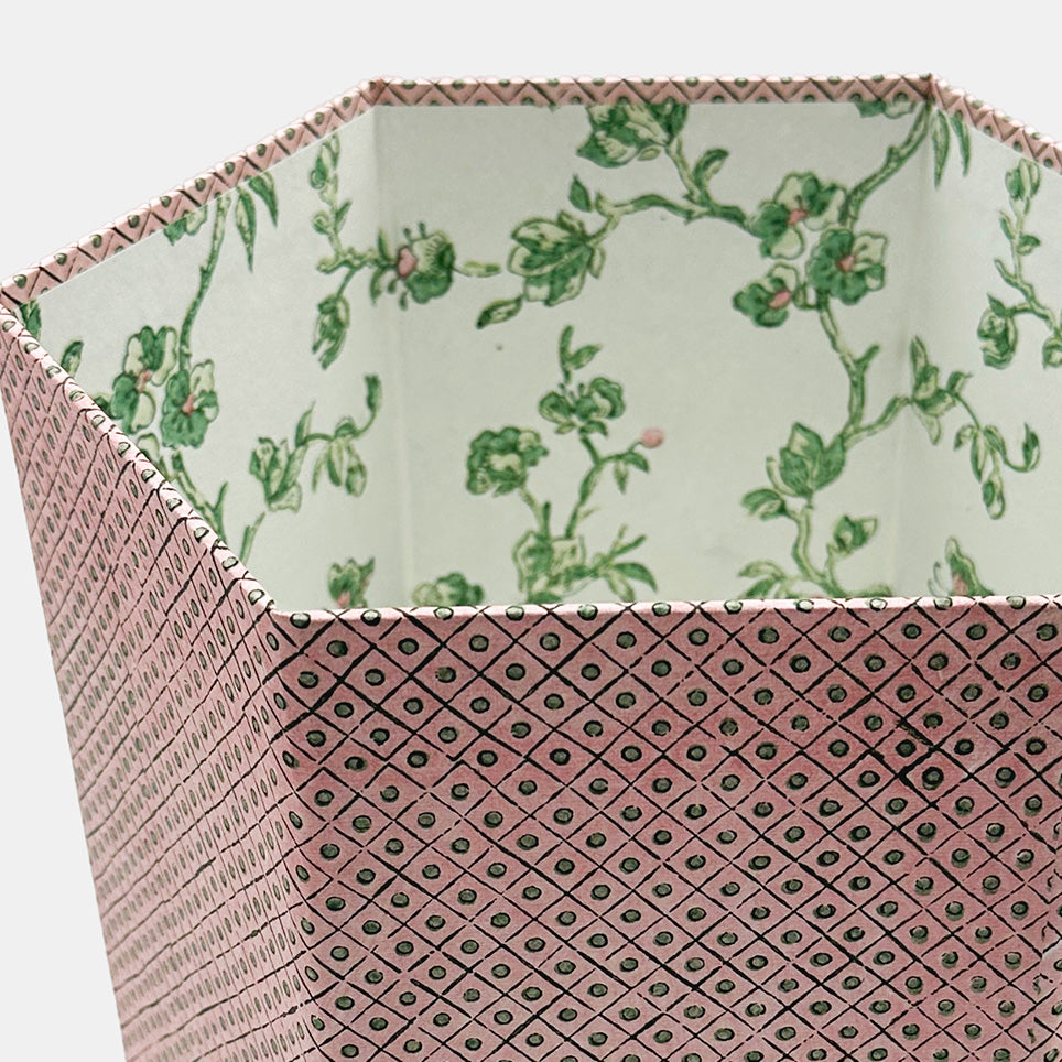 Pink Dot Wastebasket