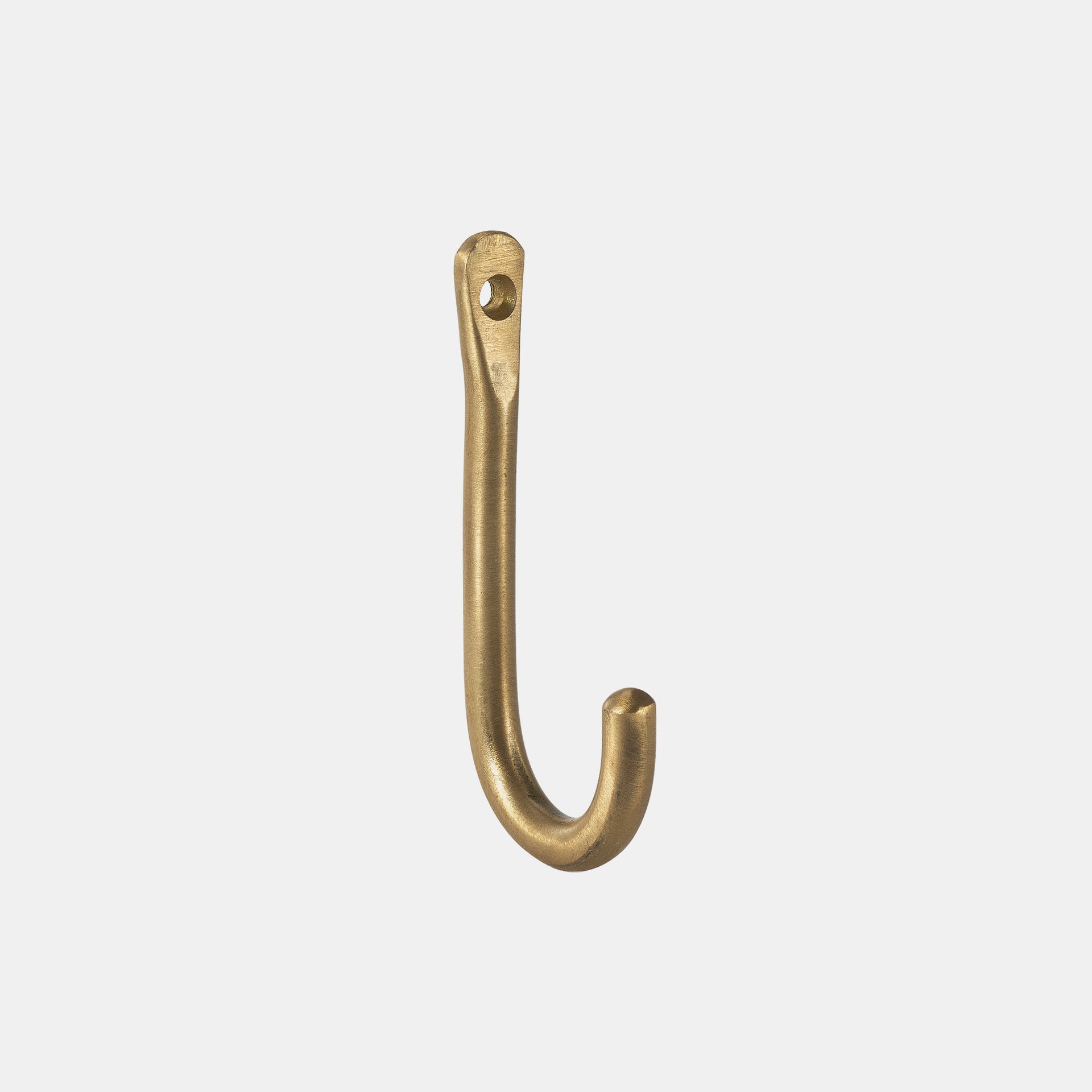 Brass Single Wall Hook - Collyer's Mansion