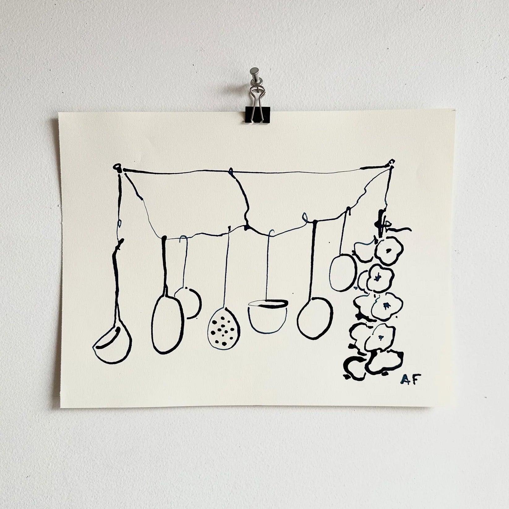 Kitchen Utensil Still Life by Aislinn Forbes