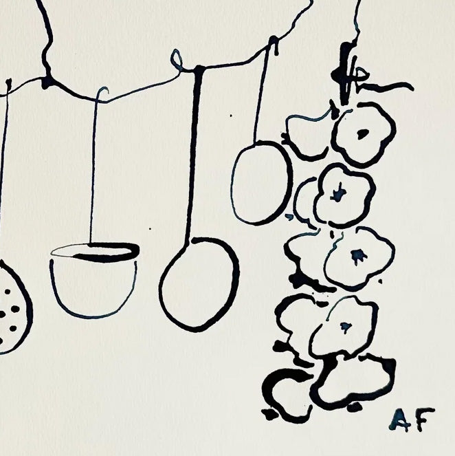 Kitchen Utensil Still Life by Aislinn Forbes