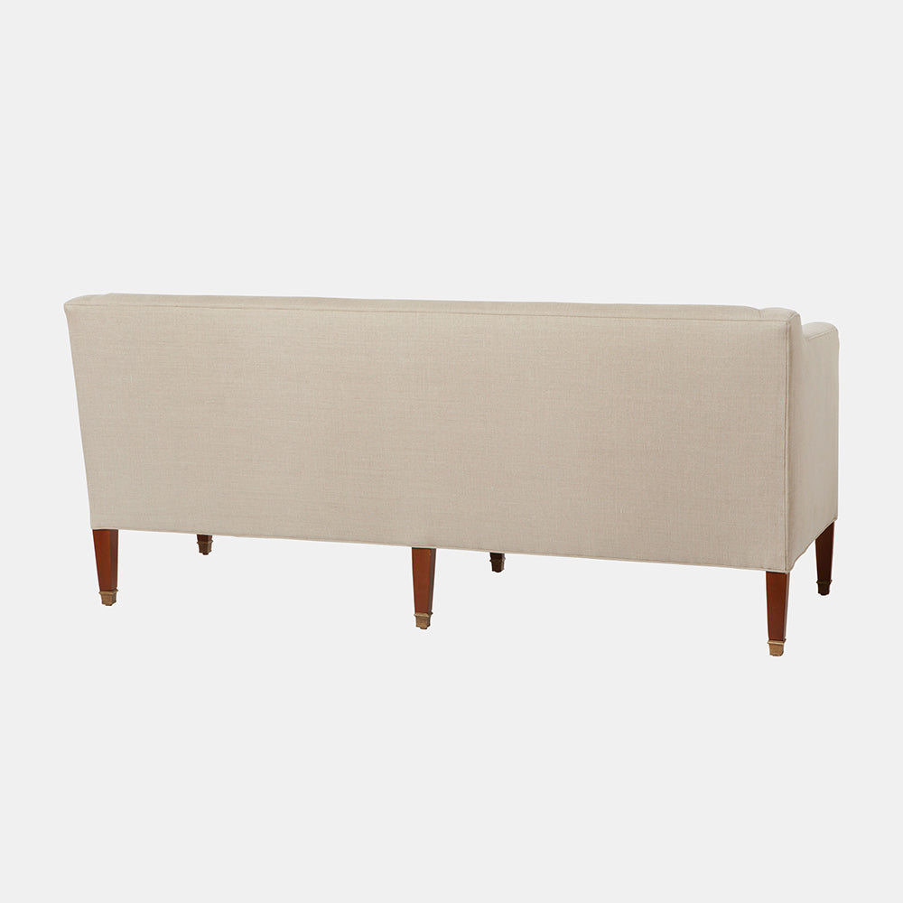 John Derian Cove Sofa in Natural Fabric in stock at Collyre's Mansion
