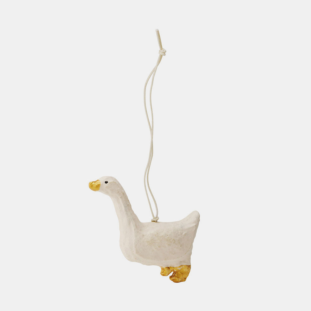 Paper Mache Duck Ornament