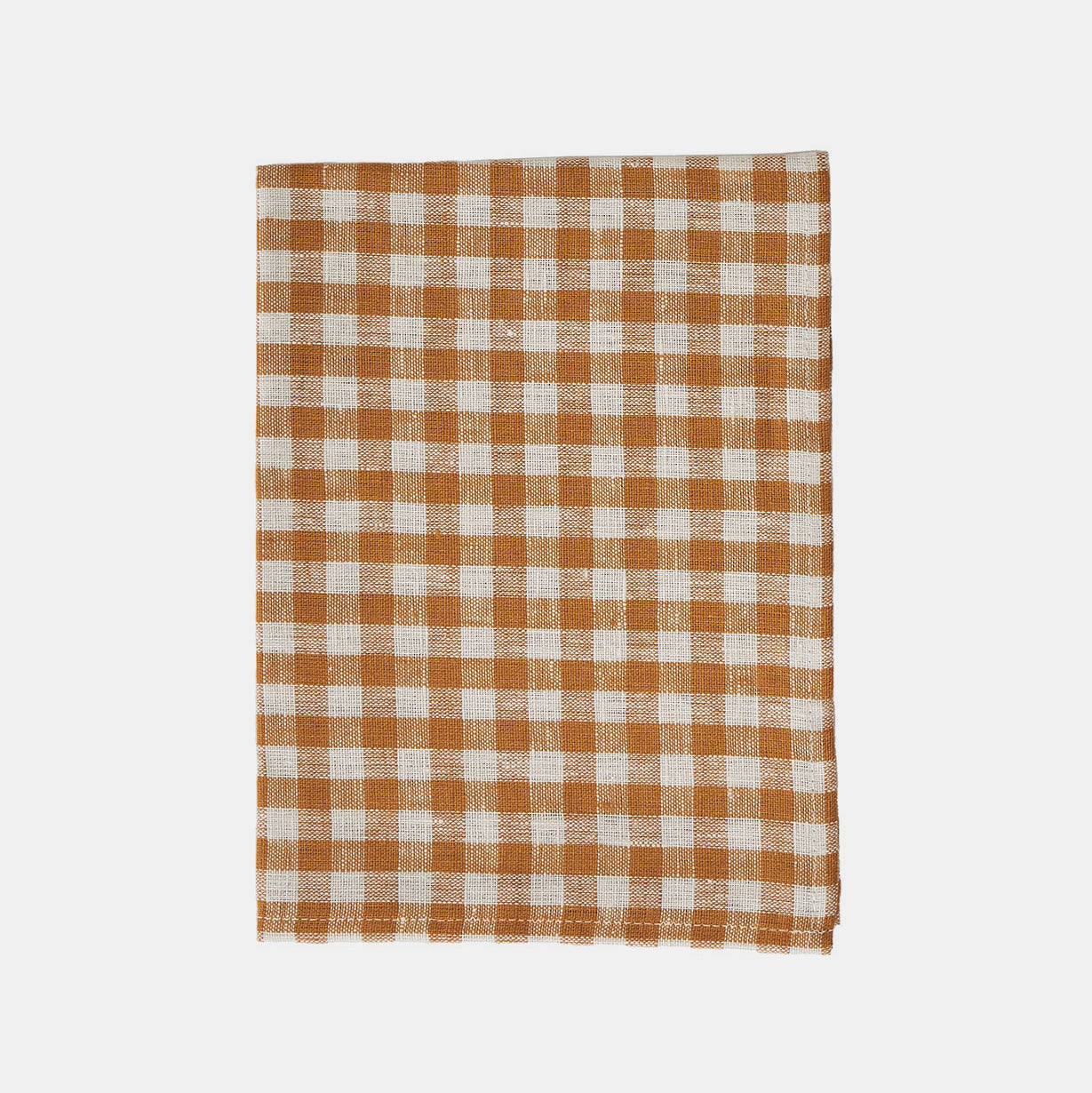 Ocher Gingham Rachael Kitchen Cloth - Collyer's Mansion