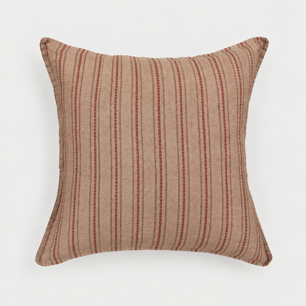 Blush Stripe Square Pillow