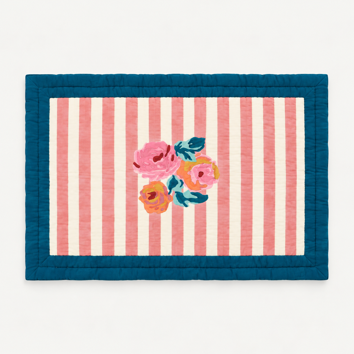 Nizam Cream Pink Baby Quilt