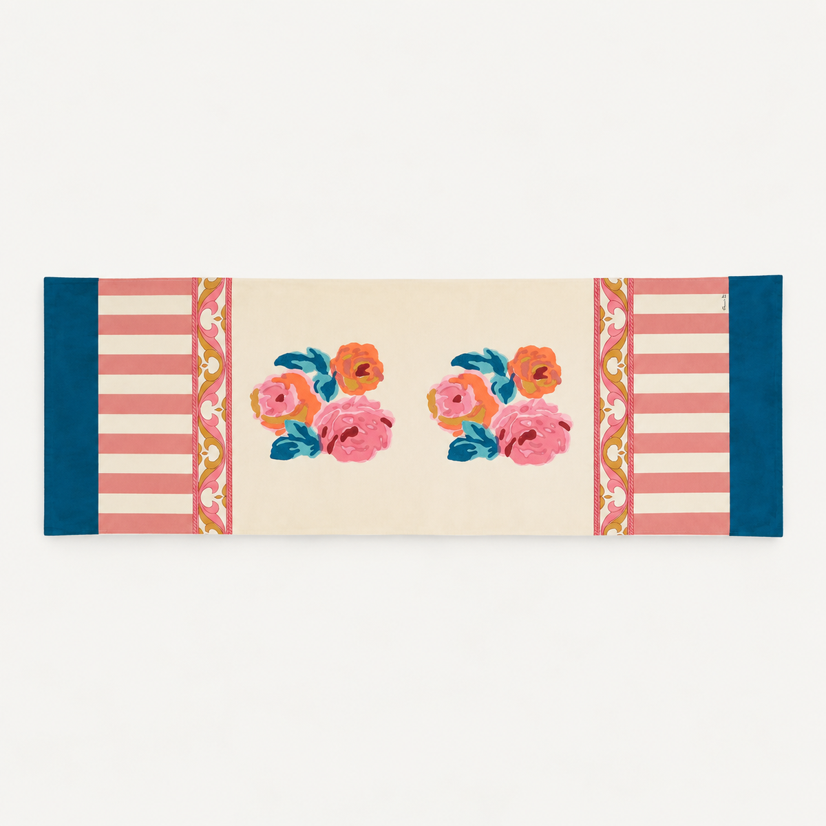 Nizam Cream Pink Table Runner
