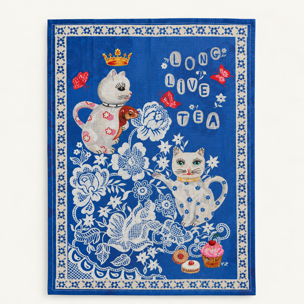 Long Live Tea Tea Towel