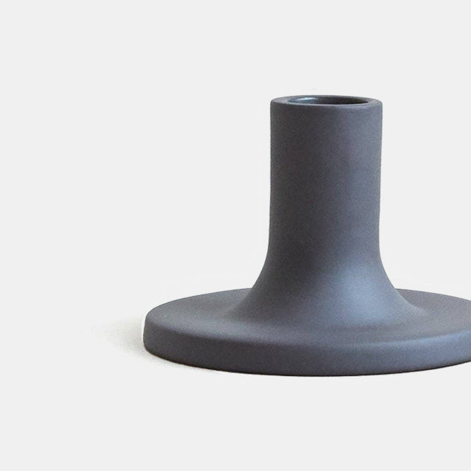 Matte Taper Holder in Smoke